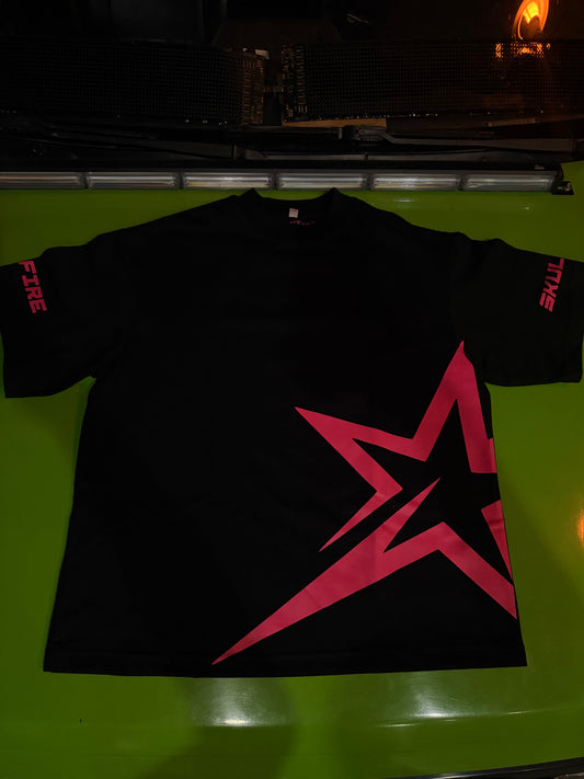 Playera semi oversize Skullfire