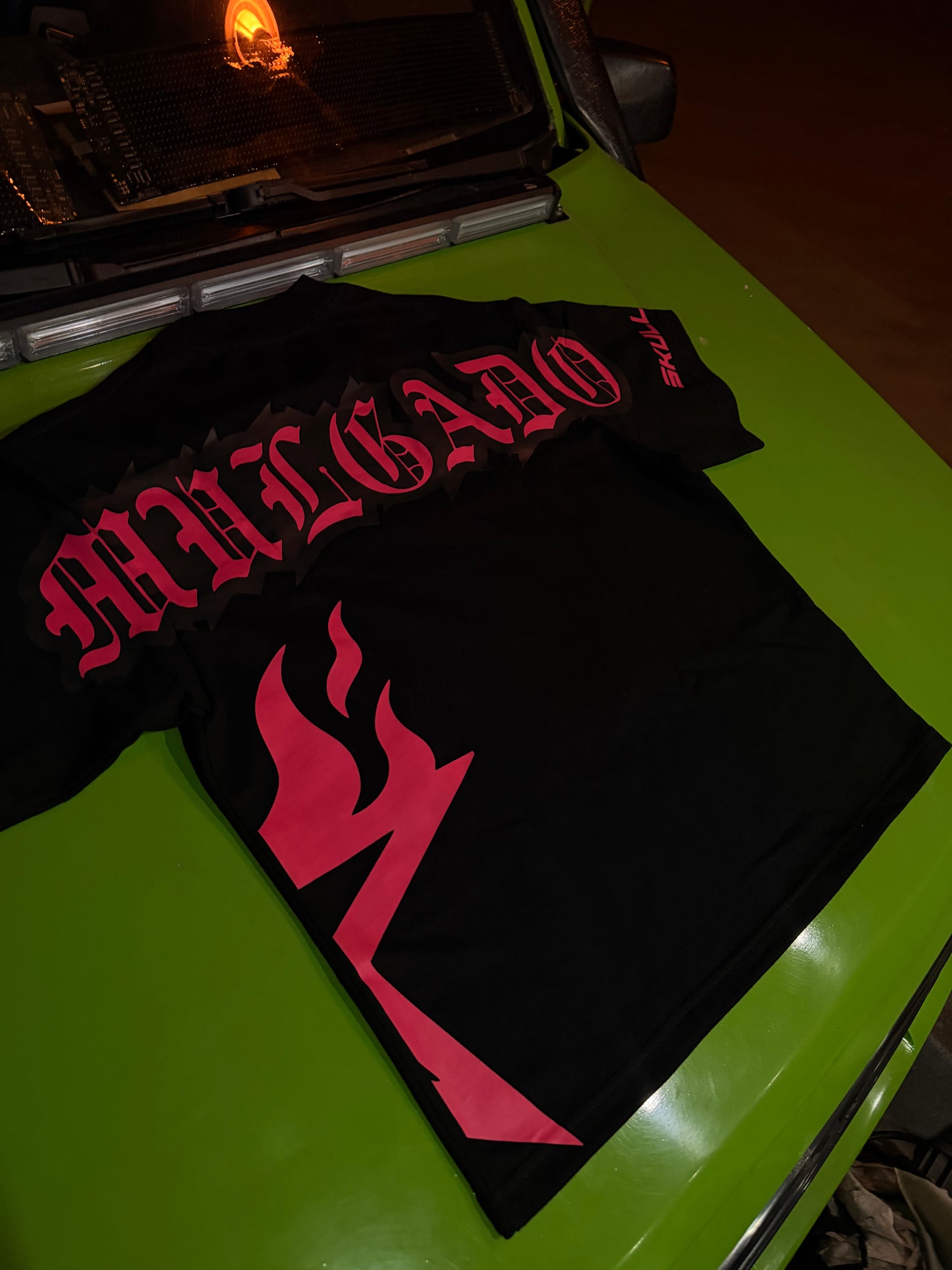 Playera semi oversize Skullfire