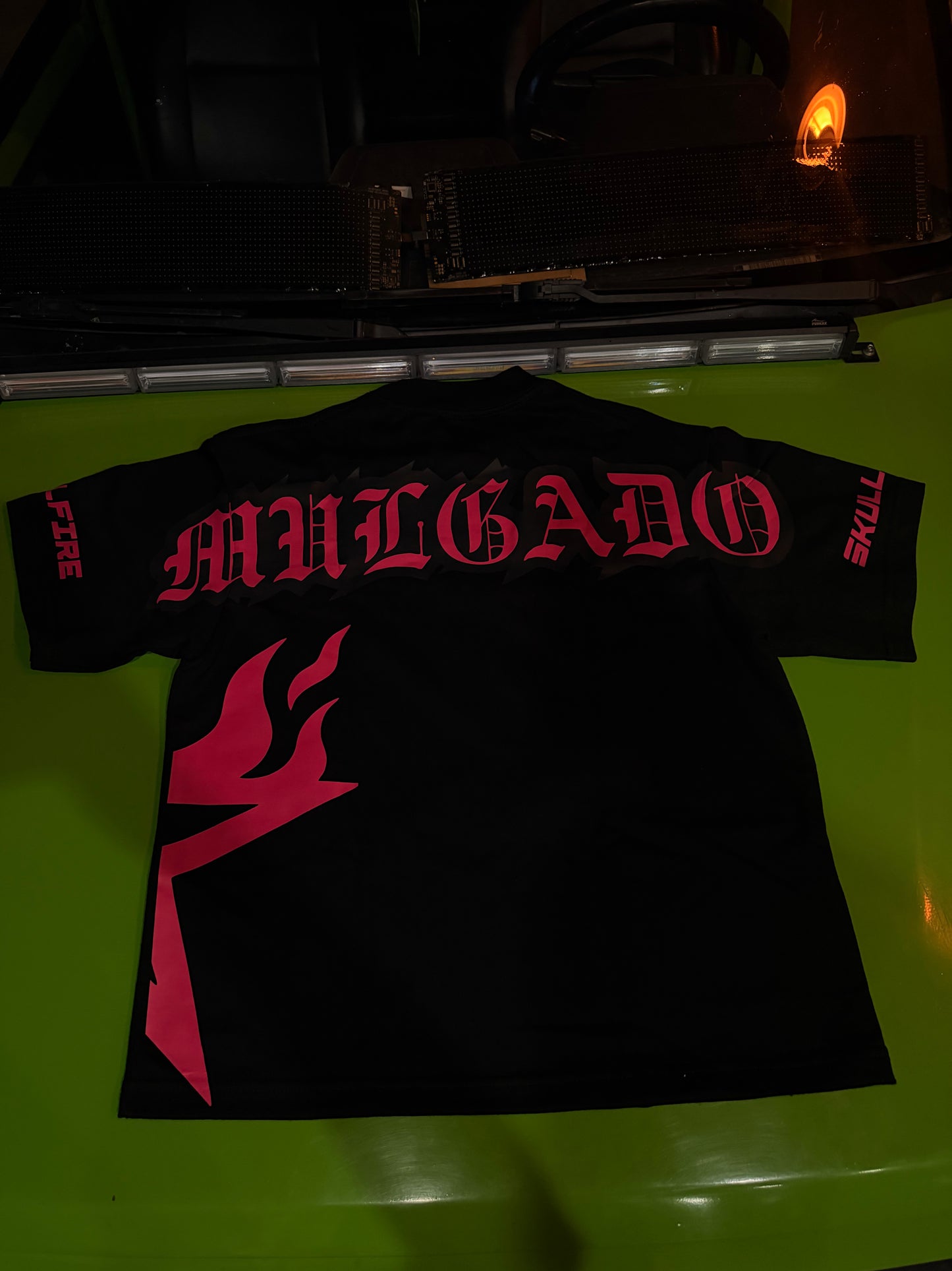 Playera semi oversize Skullfire
